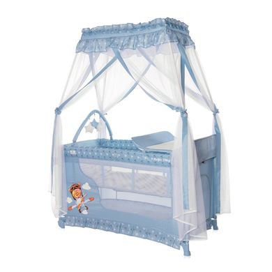 Кровать - манеж с балдахином Lorelli Magic Sleep Blue 10080482169 фото