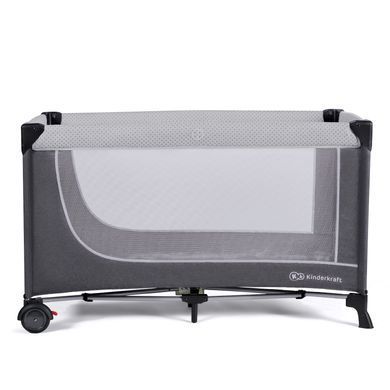 Ліжко-манеж Kinderkraft Leody Grey (KCLEOD00GRY0000) &mdash; купити в Bubbleshop