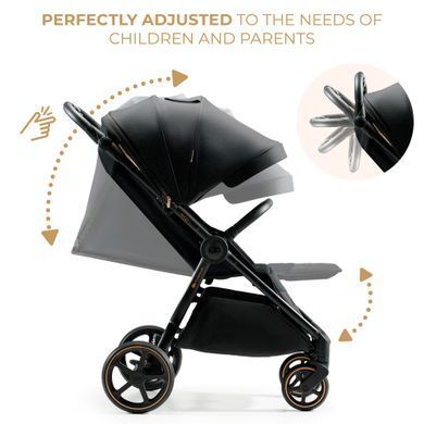 Прогулянкова коляска Kinderkraft Mitzy Ink Black (KSMITZ00BLK0000) &mdash; купити в Bubbleshop