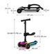 Самокат 2-в-1 Kinderkraft Raket Up Black (KRRAUP00BLK0000)