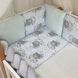 Комплект постільної білизни для новонародженого Happy night Слоники мятний