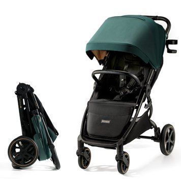 Прогулянкова коляска Kinderkraft Mitzy Jade Green (KSMITZ00GRE0000) &mdash; купити в Bubbleshop
