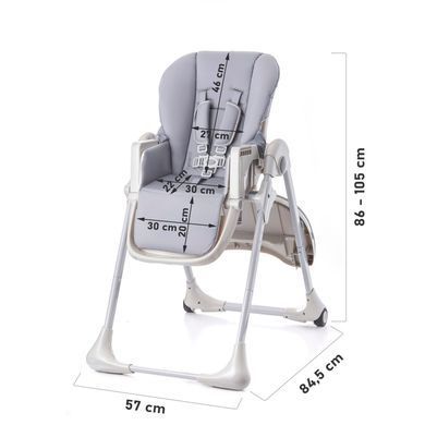 Стільчик для годування Babytiger Benji Grey (BTKBENJGRY0000) &mdash; купити в Bubbleshop