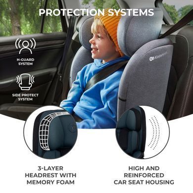 Автокрісло Kinderkraft Oneto3 i-Size Graphite Black (KCONE300BLK0000) &mdash; купити в Bubbleshop