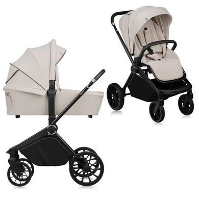 Універсальна коляска 2 в 1 Lionelo MIKA PLUS 2IN1 BEIGE SAND &mdash; купити в Bubbleshop
