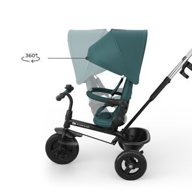 Триколісний велосипед Kinderkraft Aston 2 Plus Green (KRASTO02GREPL00) &mdash; купити в Bubbleshop