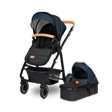 Універсальна коляска 2 в 1 Lionelo AMBER BLUE NAVY &mdash; купити в Bubbleshop