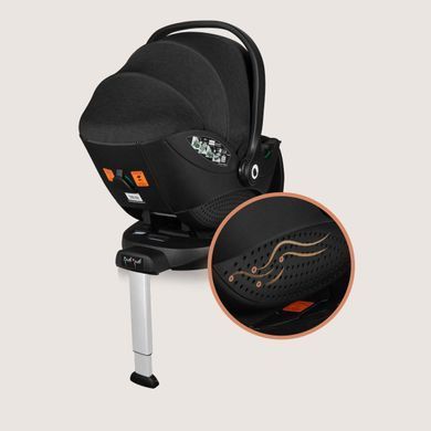 Дитяче автокрісло Lionelo MOXIE I-SIZE BLACK CARBON &mdash; купити в Bubbleshop