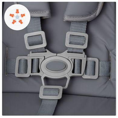 Стільчик для годування Babytiger Benji Grey (BTKBENJGRY0000) &mdash; купити в Bubbleshop