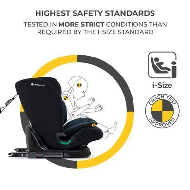 Автокрісло Kinderkraft Oneto3 i-Size Graphite Black (KCONE300BLK0000) &mdash; купити в Bubbleshop