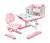 Комплект парта и стул Evo-Kids BD-28 Panda Pink  BD-28 PN фото