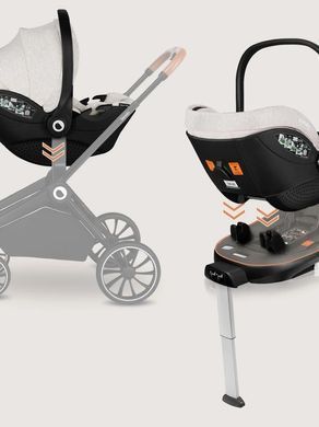 База з автокріслом Lionelo MOXIE I-SIZE SET BEIGE SAND &mdash; купити в Bubbleshop