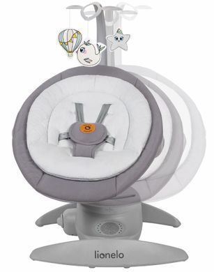 Крісло-гойдалка Lionelo MELL GREY STONE &mdash; купити в Bubbleshop