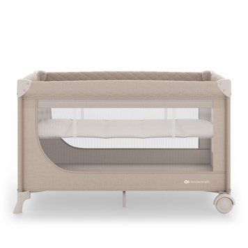 Ліжко-манеж Kinderkraft Leody UP Beige (KCLEODUPBEG0000) &mdash; купити в Bubbleshop