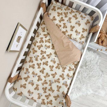Змінна постіль Baby Mix Плюшеві ведмедики &mdash; купити в Bubbleshop