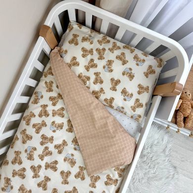 Змінна постіль Baby Mix Плюшеві ведмедики &mdash; купити в Bubbleshop