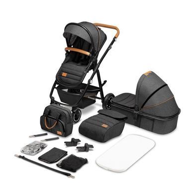 Універсальна коляска 2 в 1 Lionelo AMBER GREY GRAPHITE &mdash; купити в Bubbleshop
