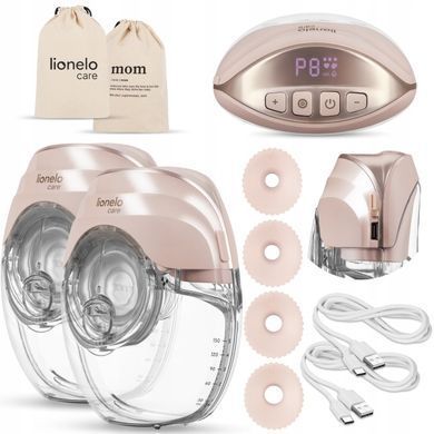 Молоковідсмоктувач Lionelo FIDI FREE SLIM DUO — купити в Bubbleshop