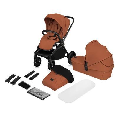 Універсальна коляска 2 в 1 Lionelo MIKA PLUS 2IN1 BROWN RUST &mdash; купити в Bubbleshop