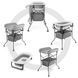 Столик для пеленання з ванночкою Kinderkraft Bubbly Grey (KABUBB00GRY0000)