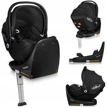 База з автокріслом Lionelo MOXIE I-SIZE SET BLACK CARBON &mdash; купити в Bubbleshop