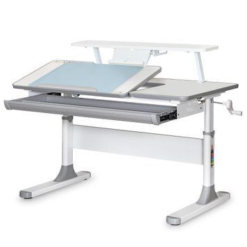 Дитячий стіл Mealux Vancouver Multicolor PN з полицею S50 Grey &mdash; купити в Bubbleshop