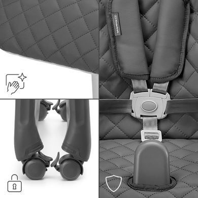 Стільчик для годування Kinderkraft Tulo Grey (KHTULO00GRY0000) &mdash; купити в Bubbleshop
