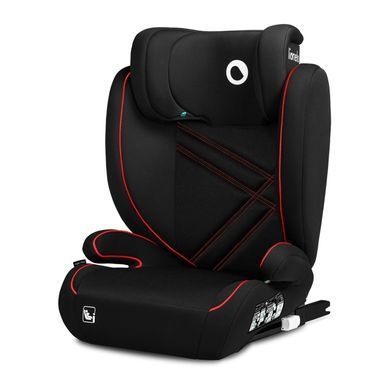 Дитяче автокрісло Lionelo HUGO I-SIZE SPOTY BLACK RED &mdash; купити в Bubbleshop