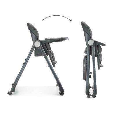 Стільчик для годування Kinderkraft Tulo Grey (KHTULO00GRY0000) &mdash; купити в Bubbleshop