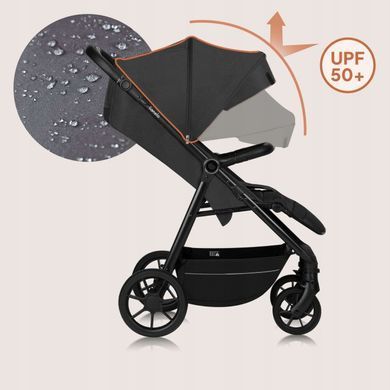Прогулянкова коляска Lionelo MIRA GREY GRAPHITE &mdash; купити в Bubbleshop