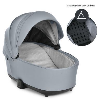 Коляска універсальна 2в1 El Camino PRESTIGE ME 1124-3 Frost Gray &mdash; купити в Bubbleshop