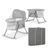Люлька-качалка 3 в 1 Kinderkraft Lovi Grey (KKLLOVIGRY0000) &mdash; купити в Bubbleshop