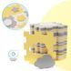 Килимок-пазл Kinderkraft Luno Shapes Yellow, 30 елементів (KPLUSH00YEL0000)
