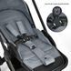 Коляска універсальна 2в1 El Camino PRESTIGE ME 1124-3 Frost Gray
