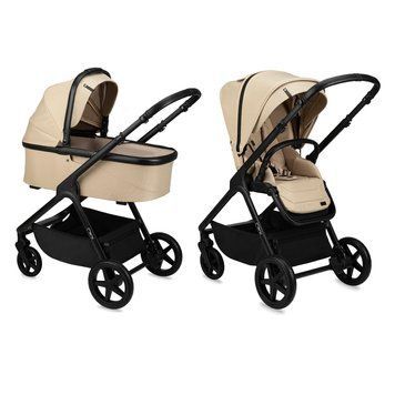 Коляска універсальна 2 в 1 MoMi GISELLE Beige &mdash; купити в Bubbleshop