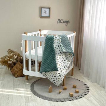 Плед-конверт з ковдрою на Minky Ялина (сатин) &mdash; купити в Bubbleshop