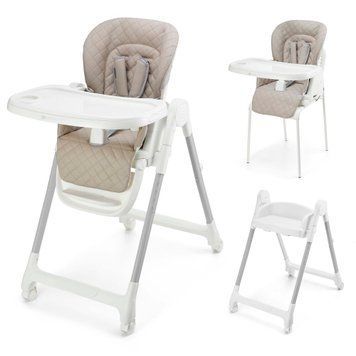 Стільчик для годування Kinderkraft Tulo Beige (KHTULO00BEG0000) &mdash; купити в Bubbleshop