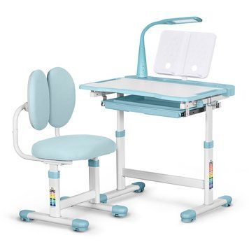 Комплект меблів Evo-Kids (стіл+крісло+полиця+лампа) BD-20 BL &mdash; купити в Bubbleshop