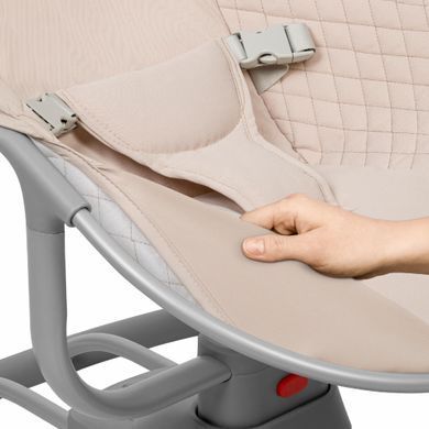 Крісло-гойдалка Lionelo RIO BEIGE LATTE &mdash; купити в Bubbleshop