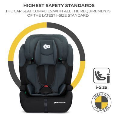 Автокрісло Kinderkraft Comfort Up i-Size Black (KCCOUP02BLK0000) &mdash; купити в Bubbleshop