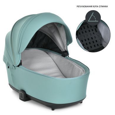 Коляска універсальна 2в1 El Camino PRESTIGE ME 1124-3 Jade Green &mdash; купити в Bubbleshop