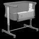 Ліжечко приставне Lionelo AURORA GREY CONCRETE