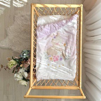 Плед+ковдра 2 в1 Колекція №8 Зайка з мамою &mdash; купити в Bubbleshop