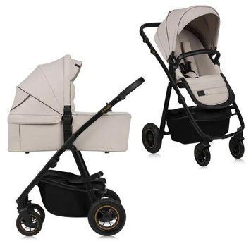 Універсальна коляска 2 в 1 Lionelo AMBER PLUS BEIGE SAND &mdash; купити в Bubbleshop
