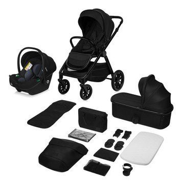 Універсальна коляска 3 в 1 Lionelo LAYLA 3IN1 BLACK ONYX &mdash; купити в Bubbleshop