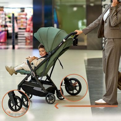 Прогулянкова коляска Lionelo BESS GREEN FOREST &mdash; купити в Bubbleshop
