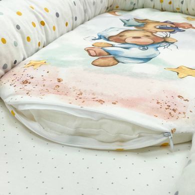 Кокон Ведмедики Гаммі блакитний &mdash; купити в Bubbleshop