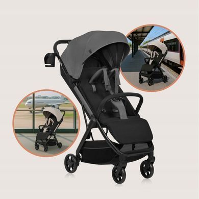 Прогулянкова коляска Lionelo JULIE AIR GREY STONE &mdash; купити в Bubbleshop