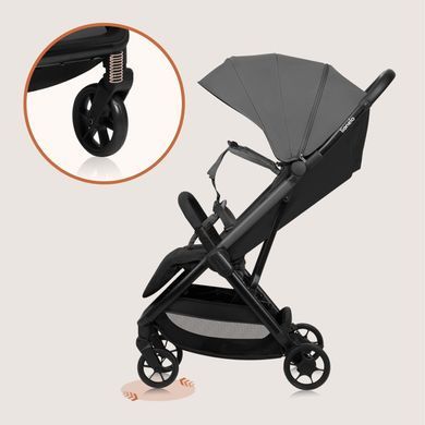 Прогулянкова коляска Lionelo JULIE AIR GREY STONE &mdash; купити в Bubbleshop