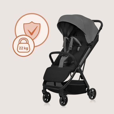 Прогулянкова коляска Lionelo JULIE AIR GREY STONE &mdash; купити в Bubbleshop